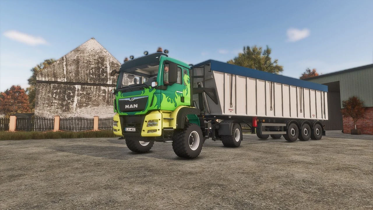 FS25 Benalu 55m3 V1.0 Trailers Mod FS25 Mod Free Download