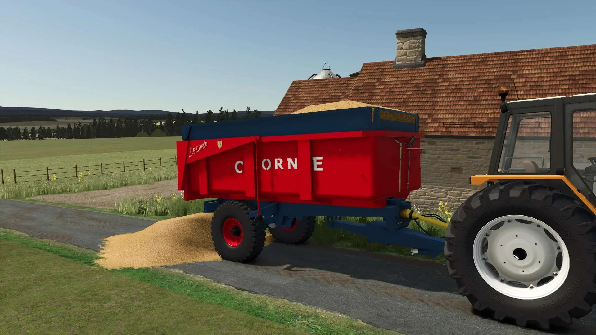 FS25 Benne Corn 10t v1.0.0.1 Trailers Mod FS25 Mod Free Download