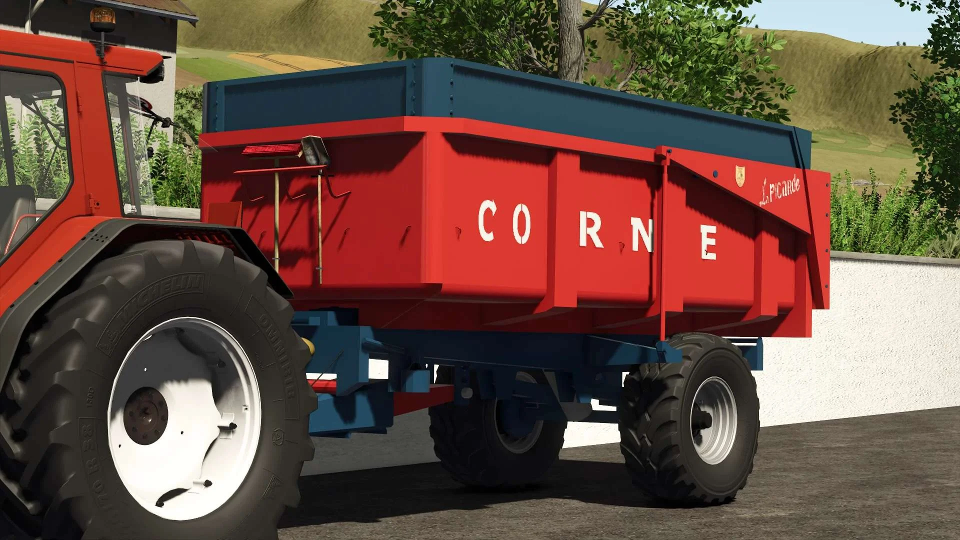 FS25 Benne corne 10t v1.0 Trailers Mod FS25 Mod Free Download
