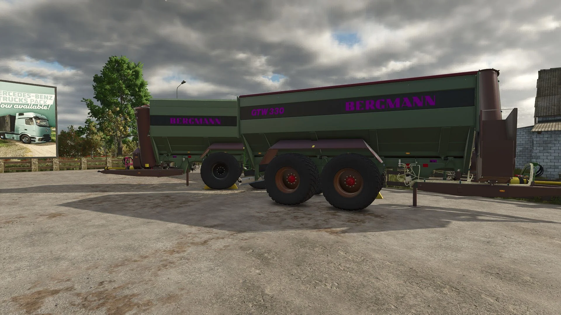 FS25 Bergmann GTW330 V1.0.0.1 Trailers Mod FS25 Mod Free Download