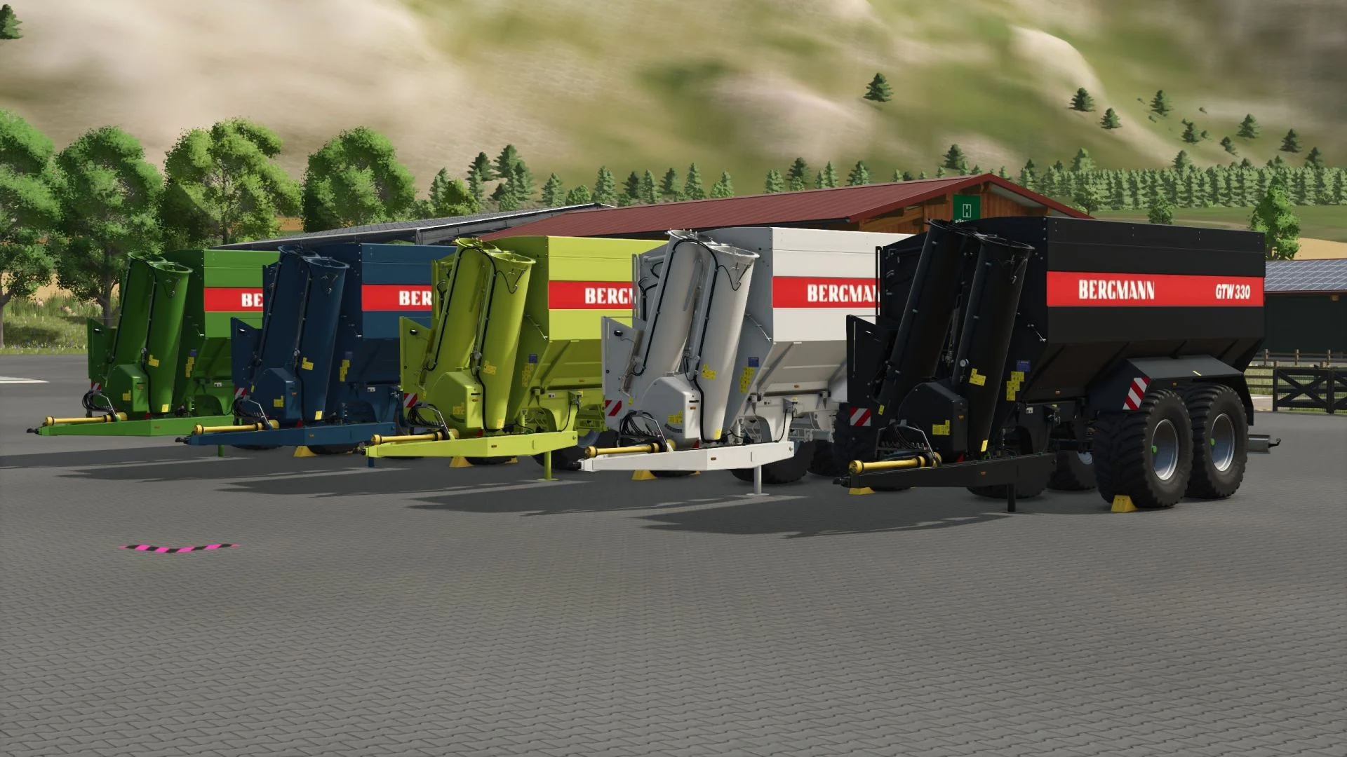 FS25 Bergmann GTW330 V1.0.0.2 Trailers Mod FS25 Mod Free Download