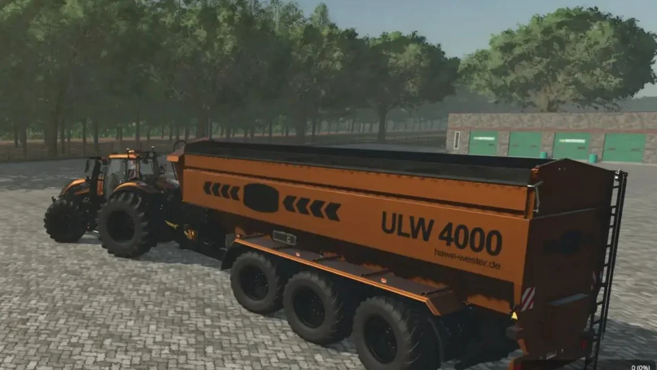 FS25 Bergmann Hawe ULW 4000 V1.0.1.1 Trailers Mod FS25 Mod Free Download
