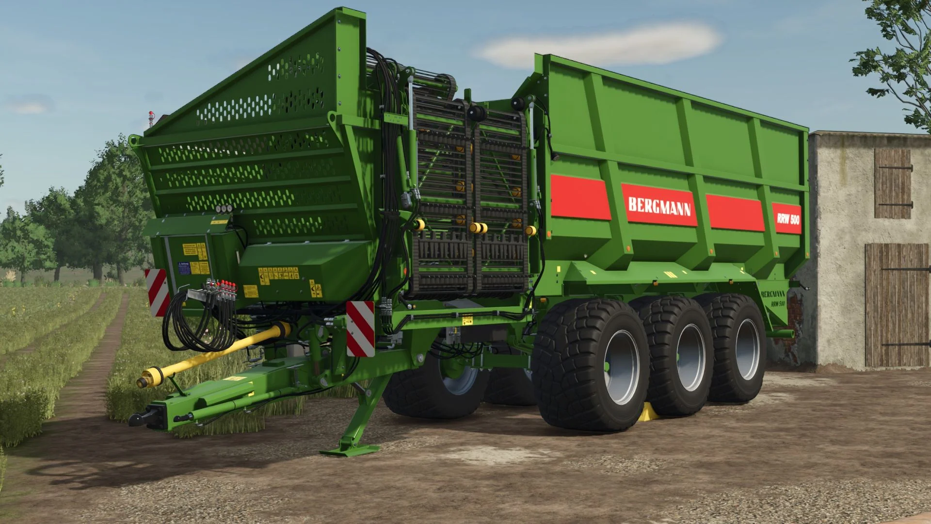 FS25 Bergmann RRW 500 Sugarbeet Cutter Edit v1.0 Trailers Mod FS25 Mod Free Download