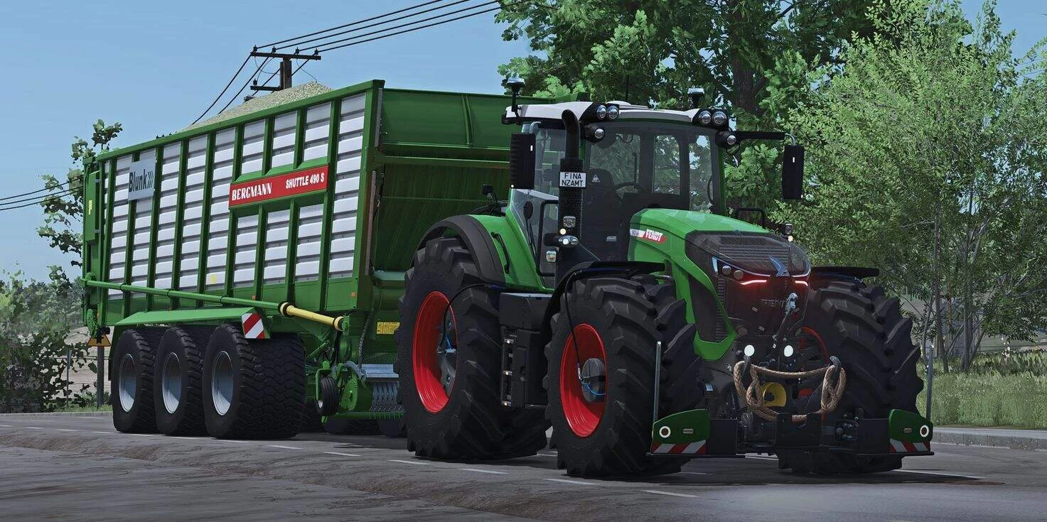FS25 BERGMANN SHUTTLE 490 S+ v1.0 Trailers Mod FS25 Mod Free Download