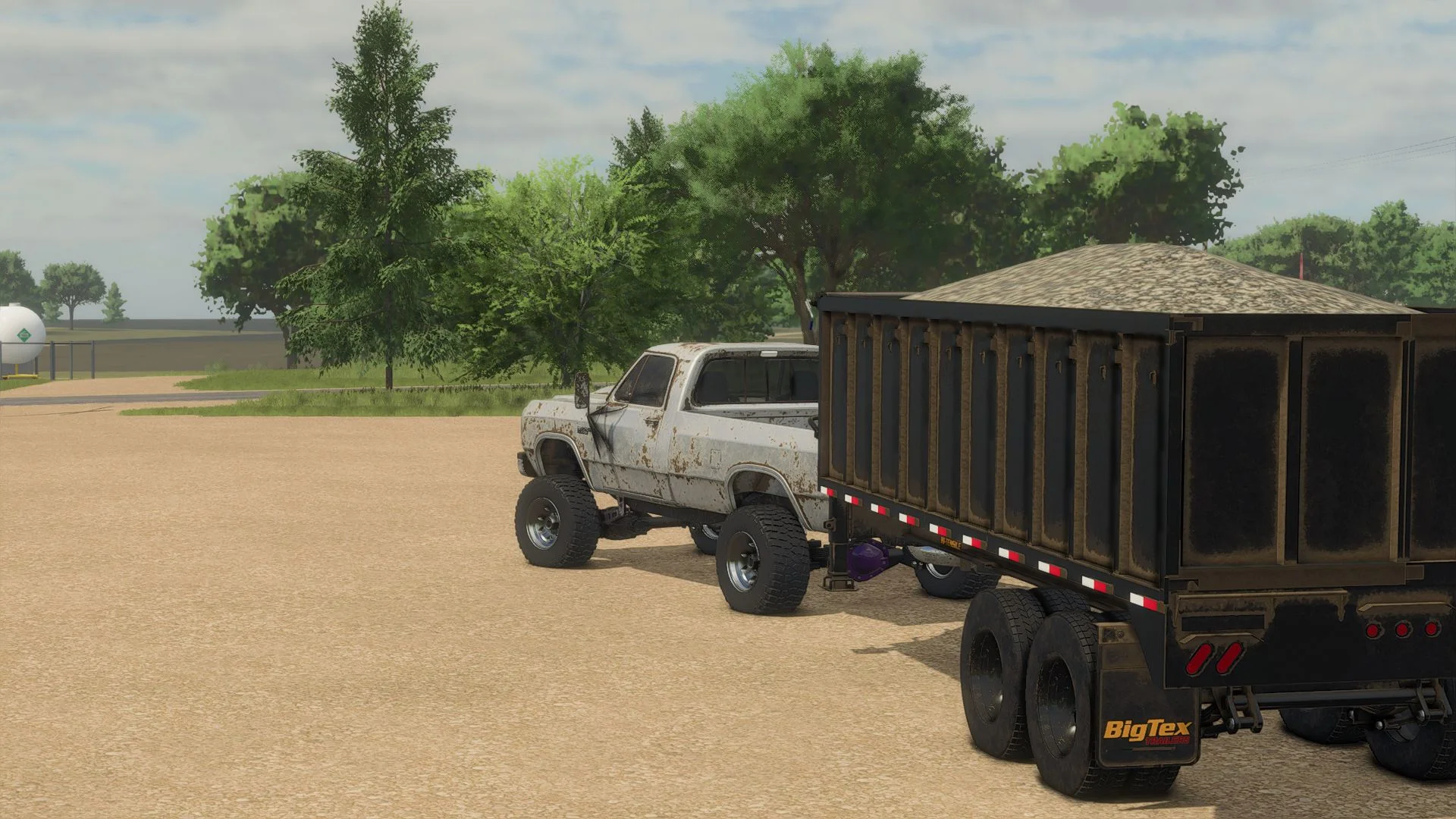FS25 Big Tex Dump Trailer V1.0 Trailers Mod FS25 Mod Free Download