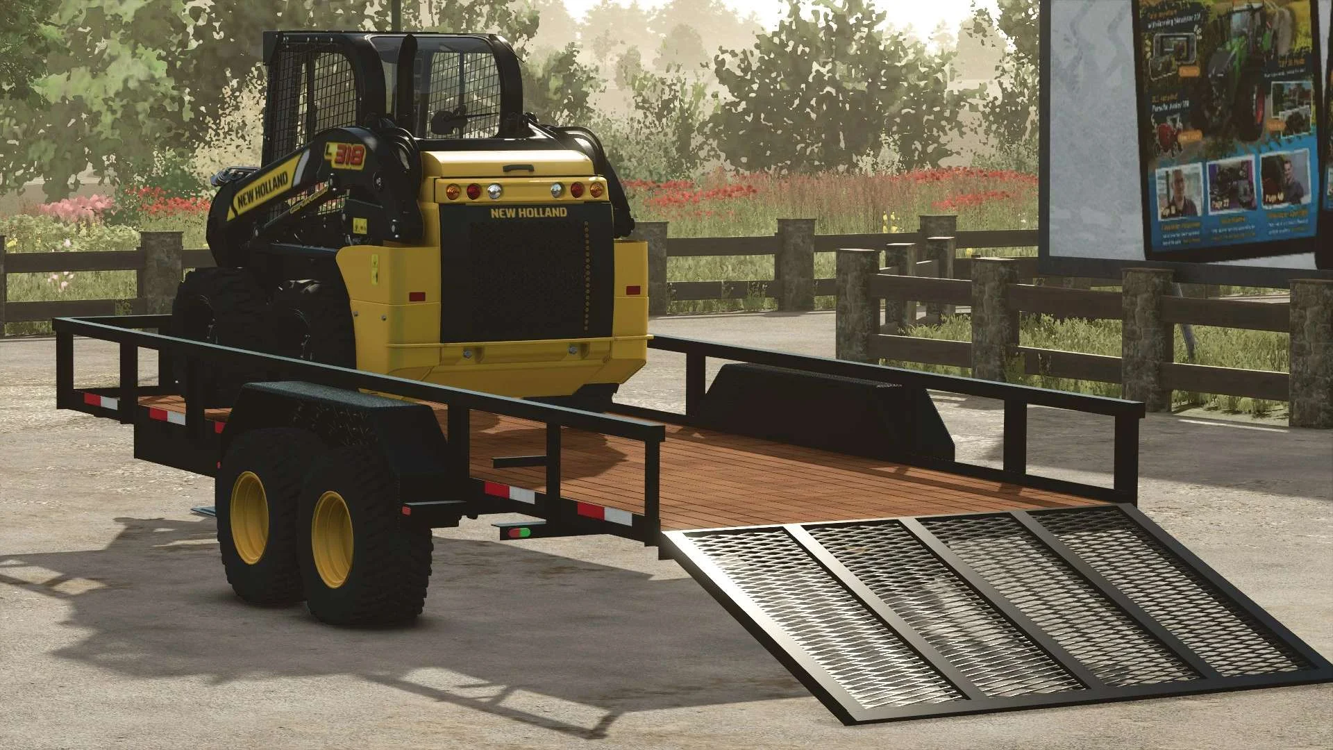 FS25 Big Tex HD Transporter Trailer v1.0 Trailers Mod FS25 Mod Free Download