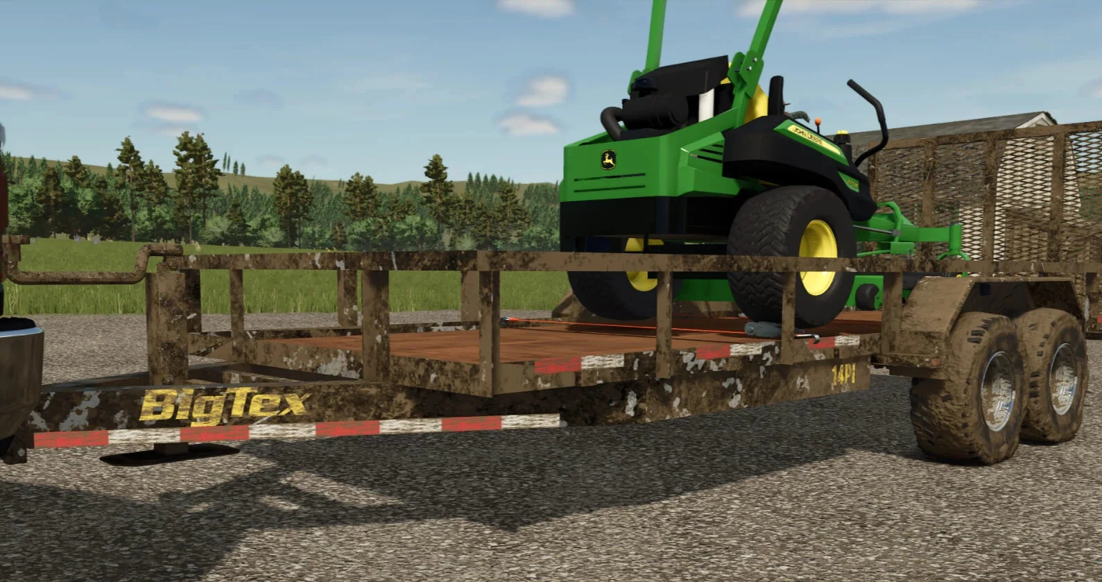 FS25 BigTex 24FT trailer v1.0.0.2 Trailers Mod FS25 Mod Free Download