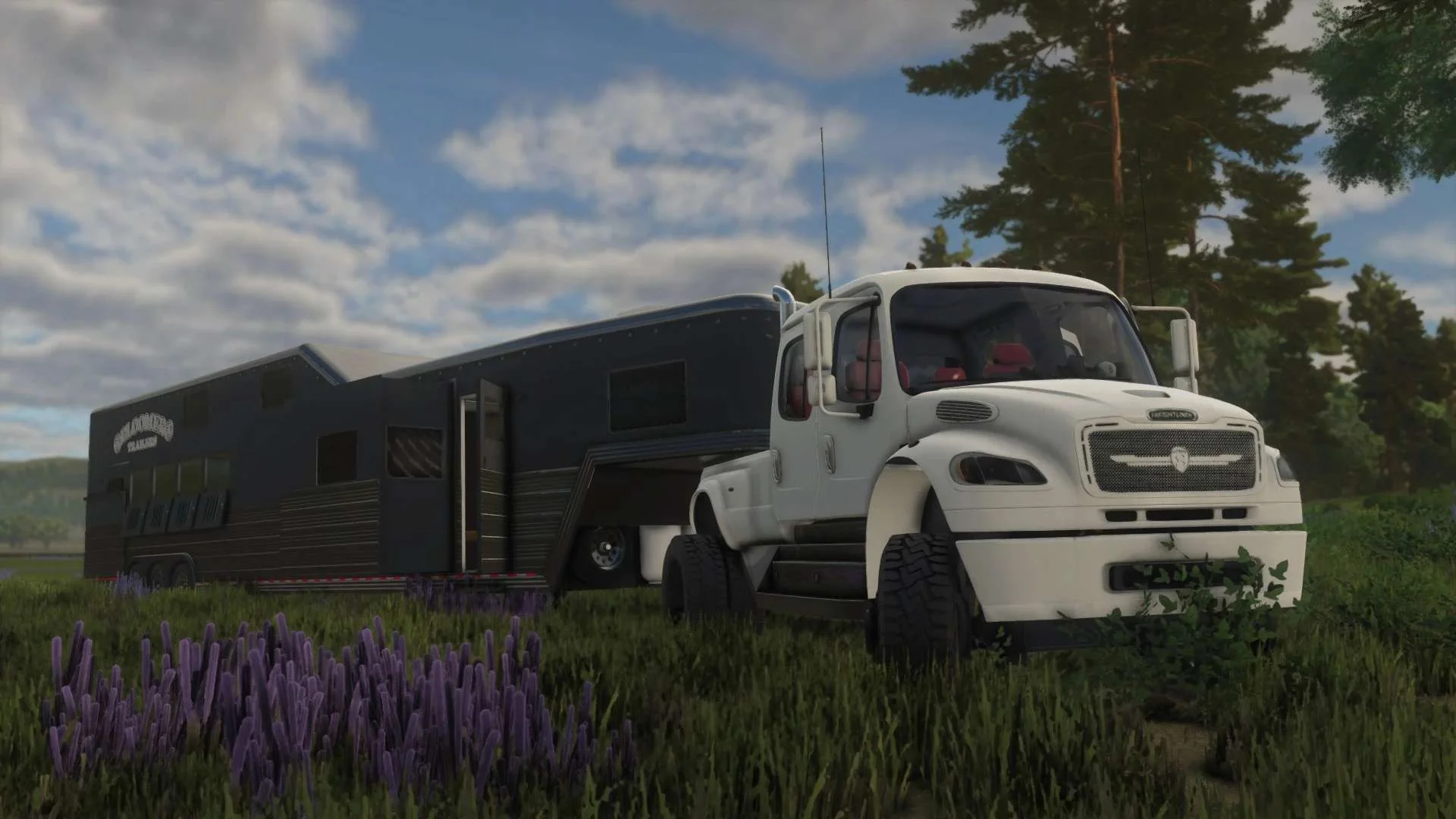 FS25 Bloomers 5 Horse Gooseneck v1.0.0.3 Trailers Mod FS25 Mod Free Download