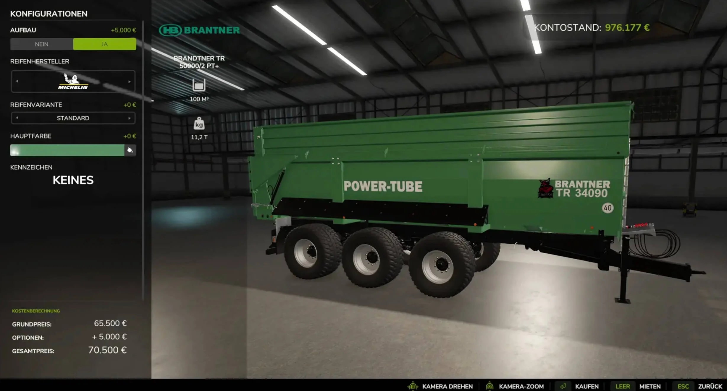 FS25 Brandtner TR 5000 v1.0 Trailers Mod FS25 Mod Free Download