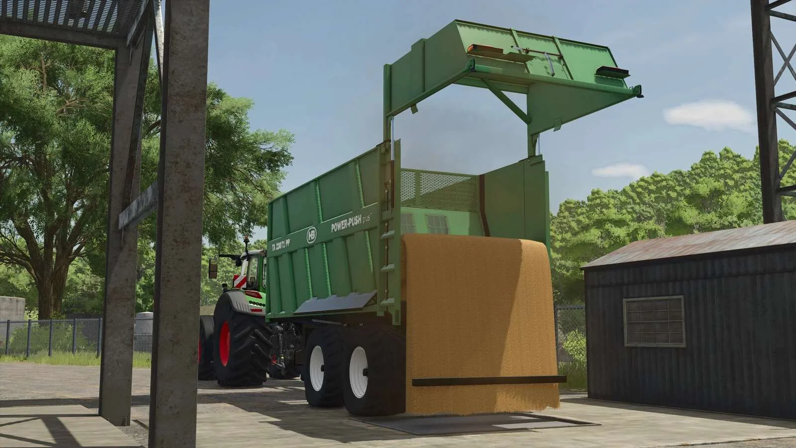FS25 Brantner TA 23071 Power Push + v1.0 Trailers Mod FS25 Mod Free Download