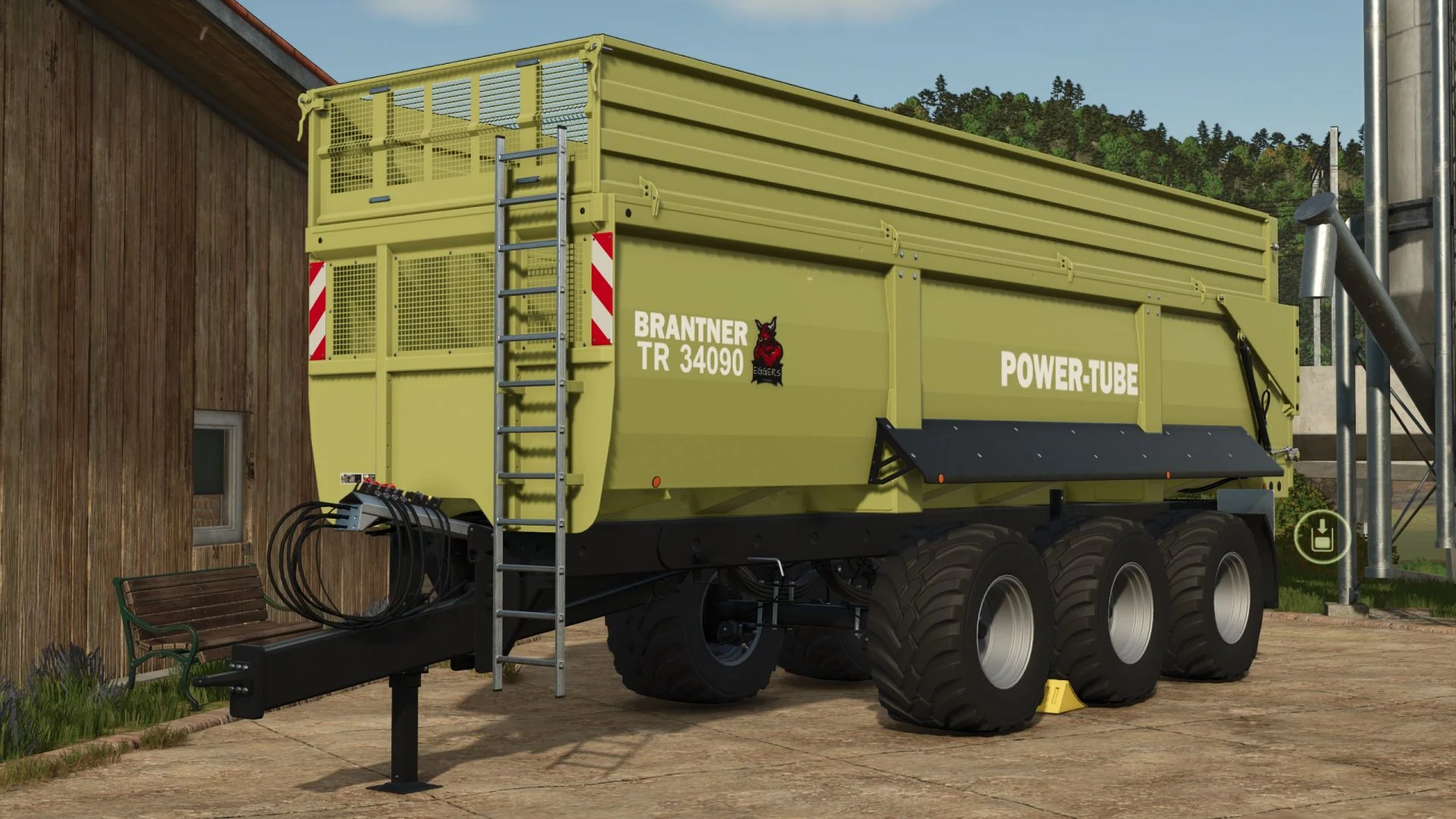 FS25 Brantner TR 50000/2 PT+ v1.0 Trailers Mod FS25 Mod Free Download