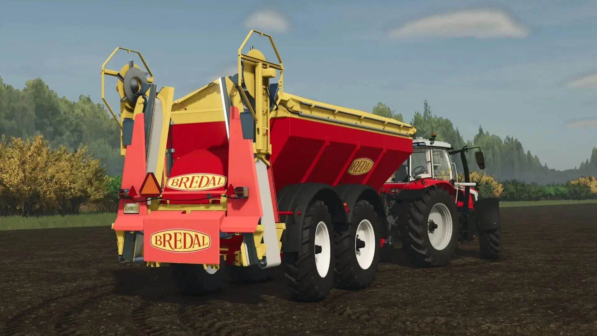 FS25 Bredal K165 fertilizer and lime spreader v1.1.0.1 Trailers Mod FS25 Mod Free Download