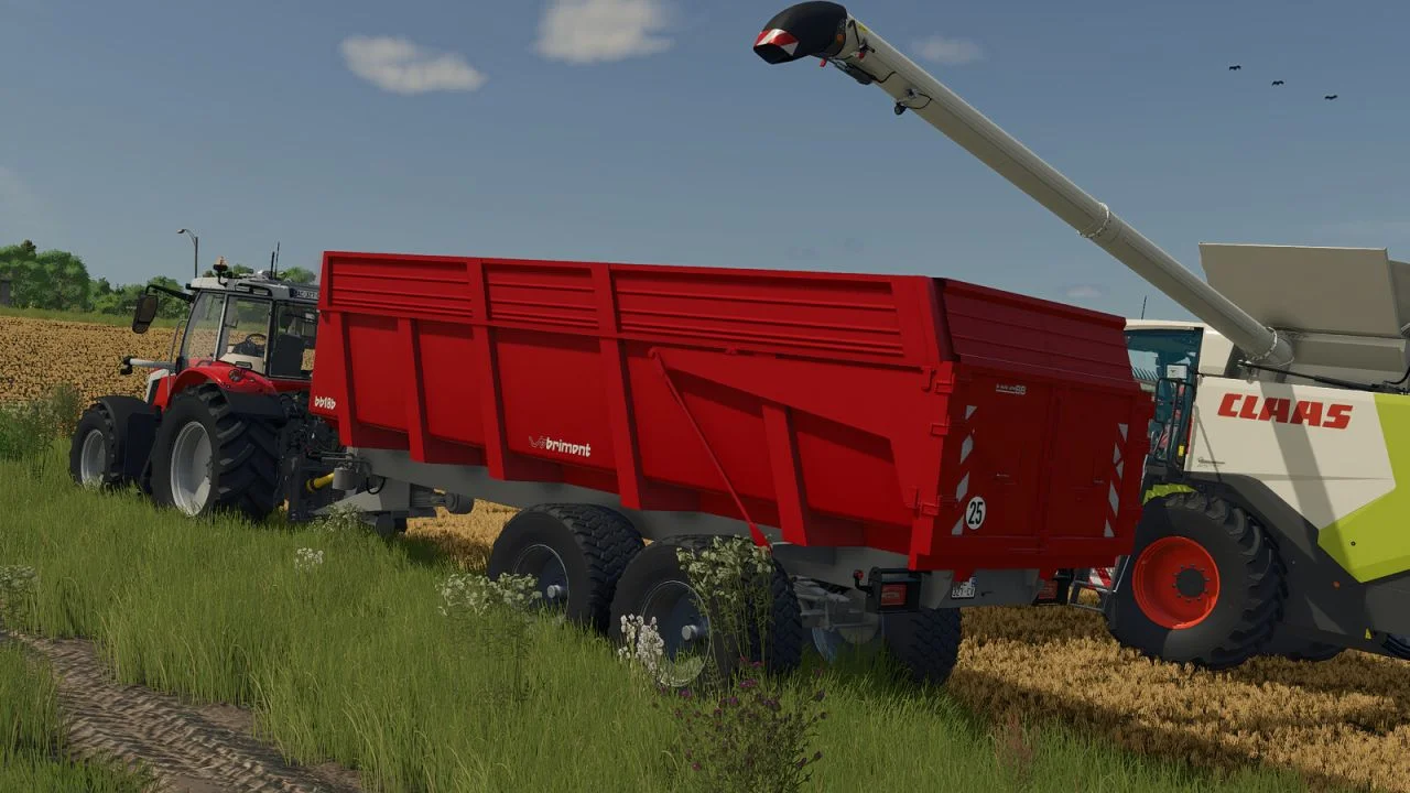 FS25 Brimont BB18B And BB24TRD V1.0 Trailers Mod FS25 Mod Free Download