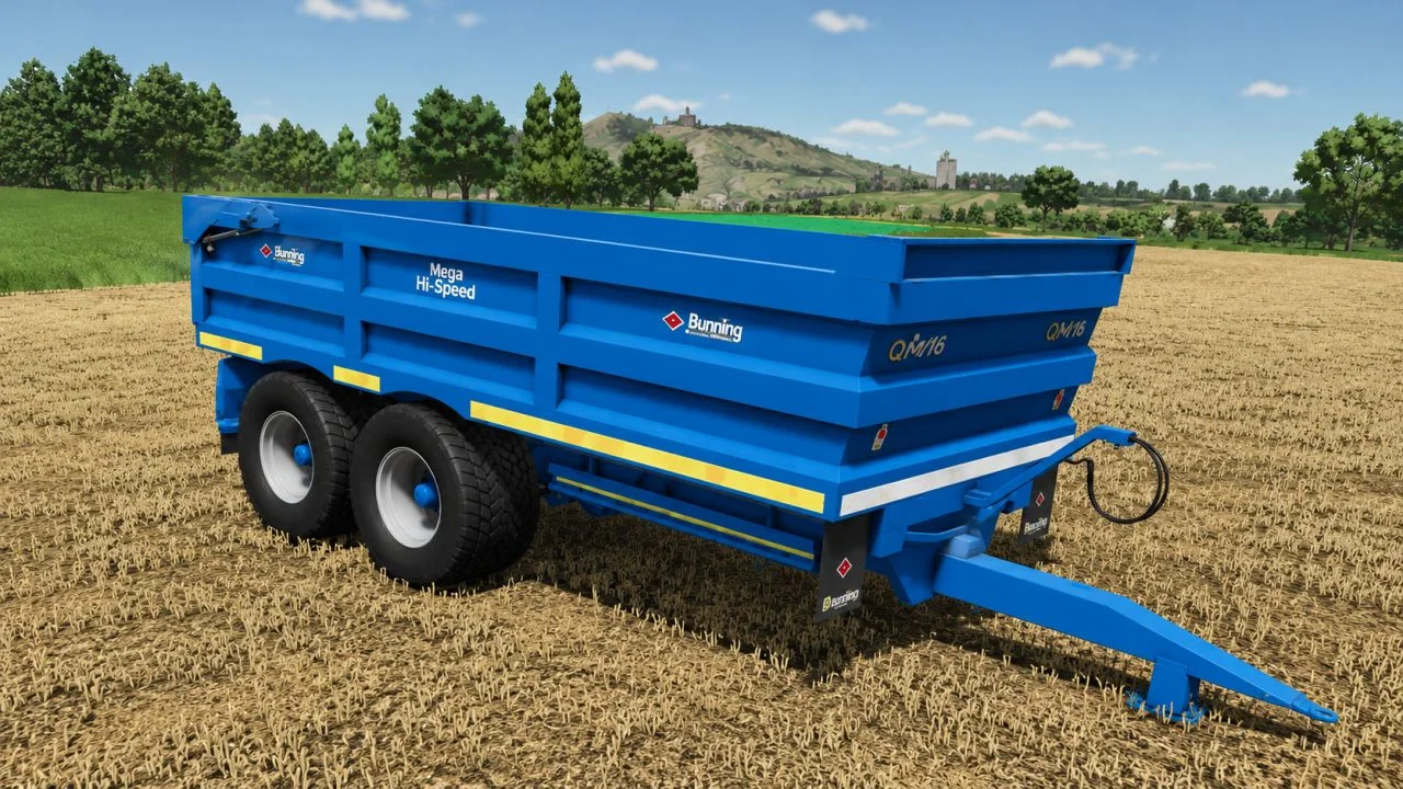 FS25 Broughan 14T Dump Trailer V1.0 Trailers Mod FS25 Mod Free Download