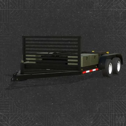 FS25 Bumper Pull SNG Trailer v1.0 Trailers Mod FS25 Mod Free Download