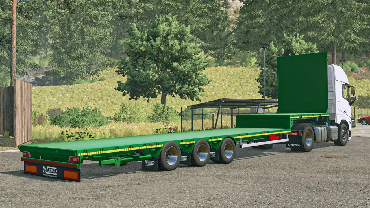 FS25 Camara Straw Bale Semitrailer V2.0 Trailers Mod FS25 Mod Free Download