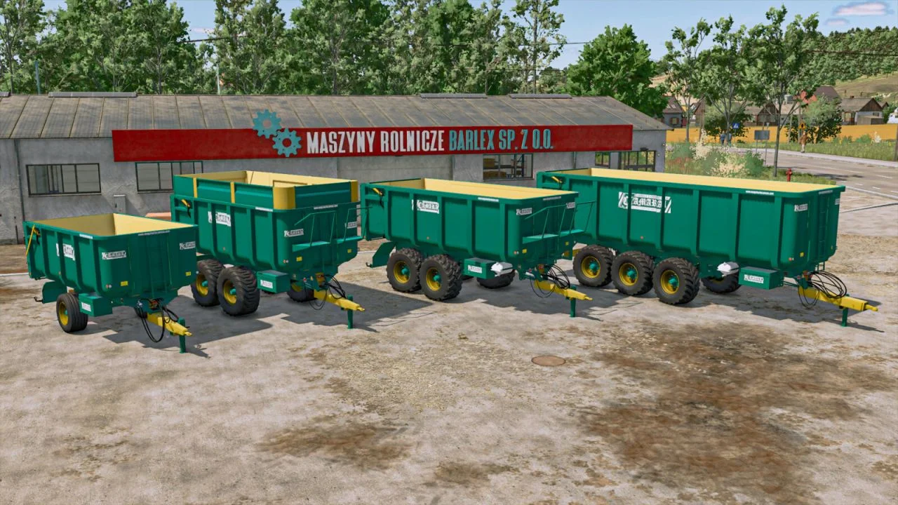 FS25 Camara Tipping Trailer Pack V1.0 Trailers Mod FS25 Mod Free Download