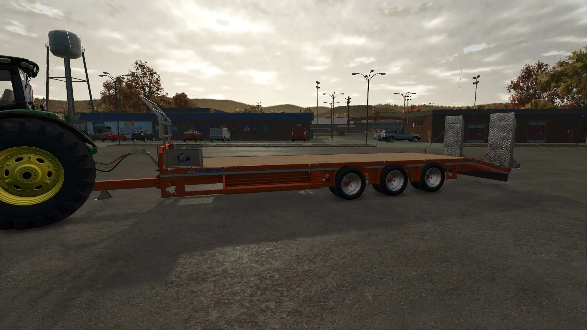 FS25 CHIEFTAIN 32ft Lowloader v1.0 Trailers Mod FS25 Mod Free Download