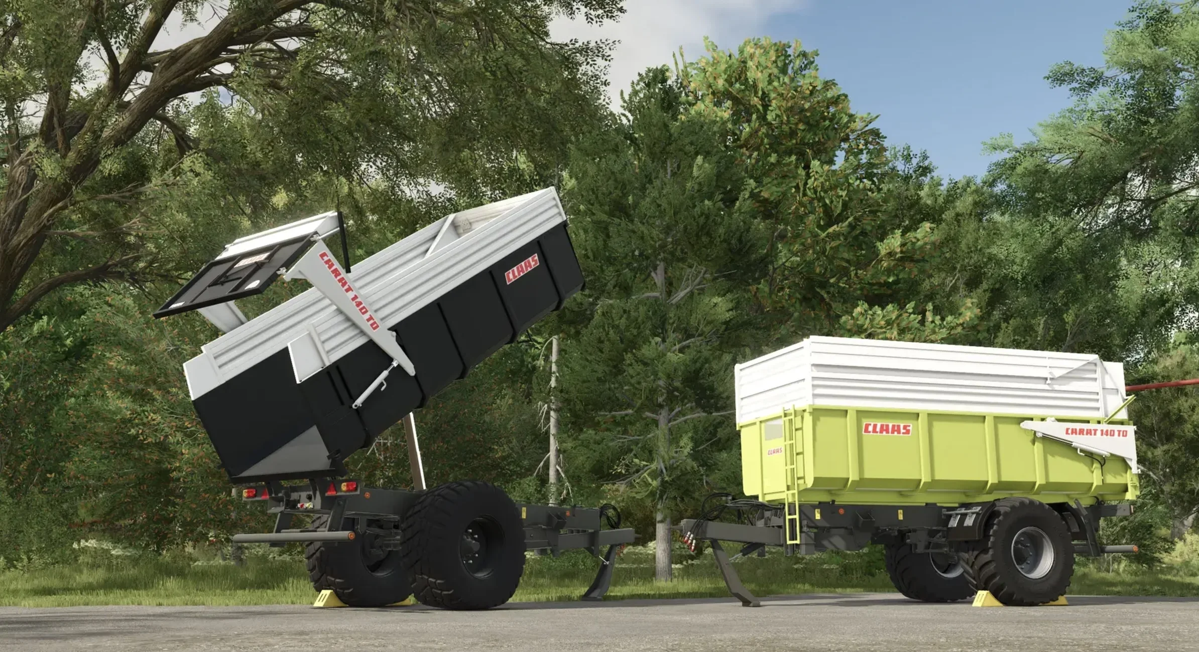 FS25 Claas Carat 140TD v1.0 Trailers Mod FS25 Mod Free Download