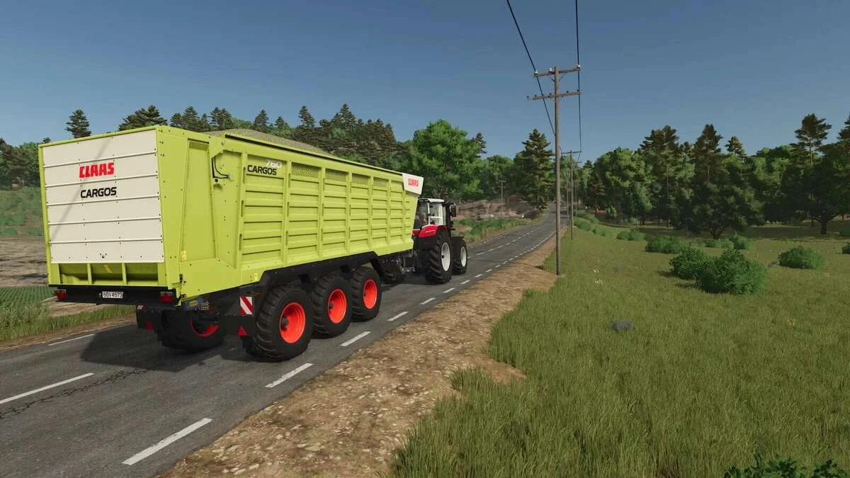FS25 Claas Cargos 750/760 v1.0.0.1 Trailers Mod FS25 Mod Free Download
