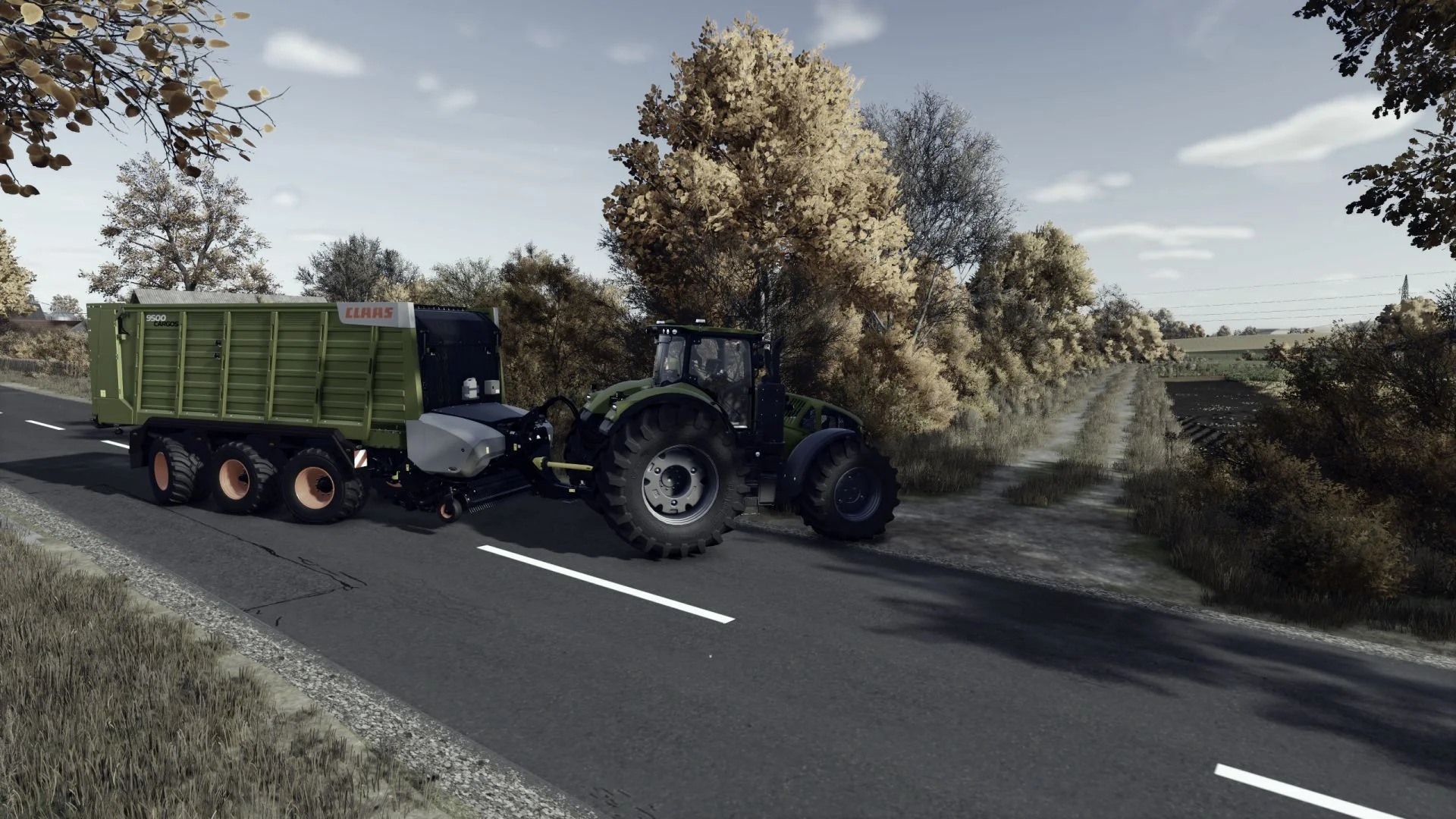 FS25 Claas Cargos 9500 Duch-Ghost Edition V1.0.0.1 Trailers Mod FS25 Mod Free Download