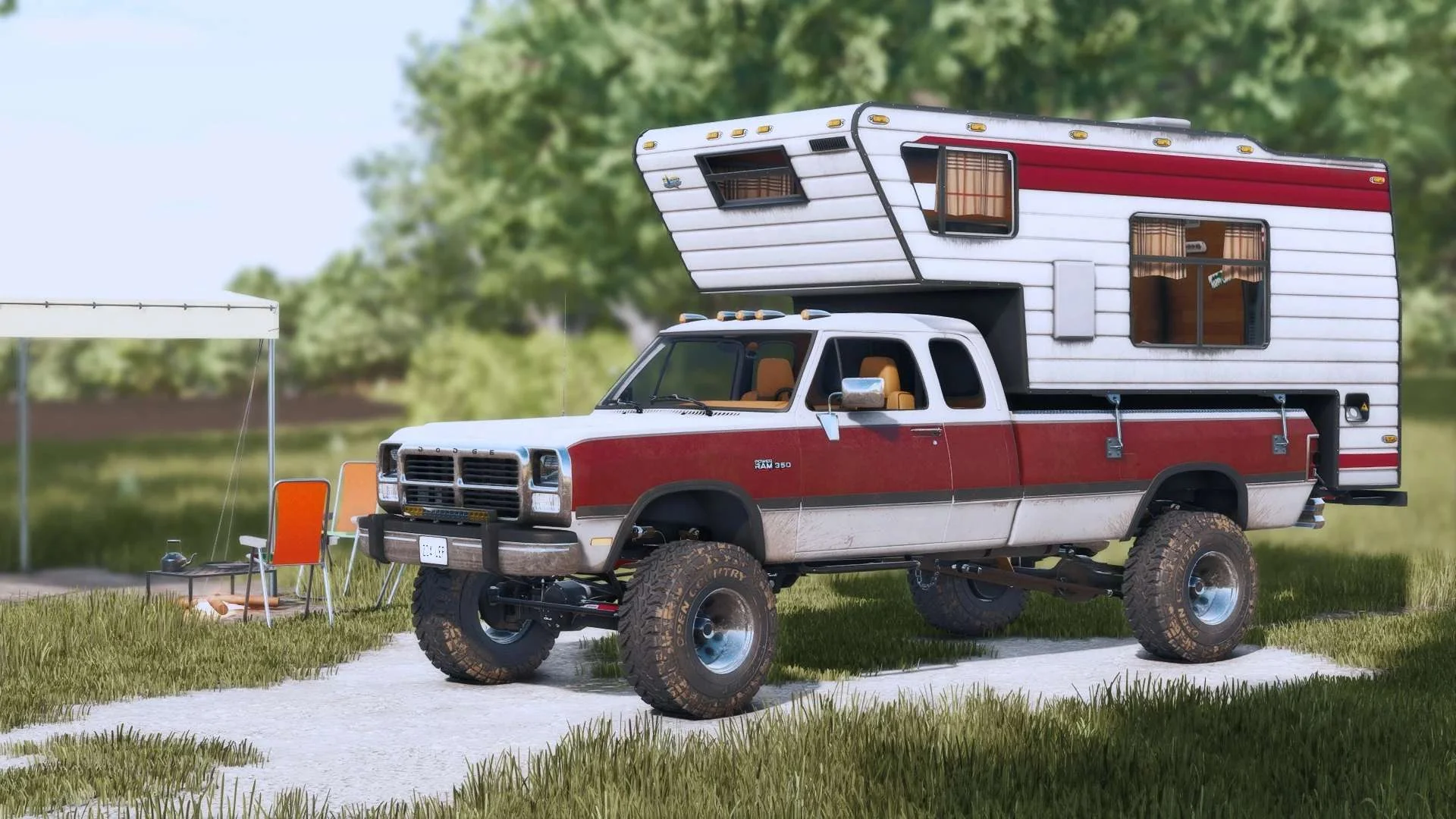 FS25 Classic Bed Camper v1.0 Trailers Mod FS25 Mod Free Download