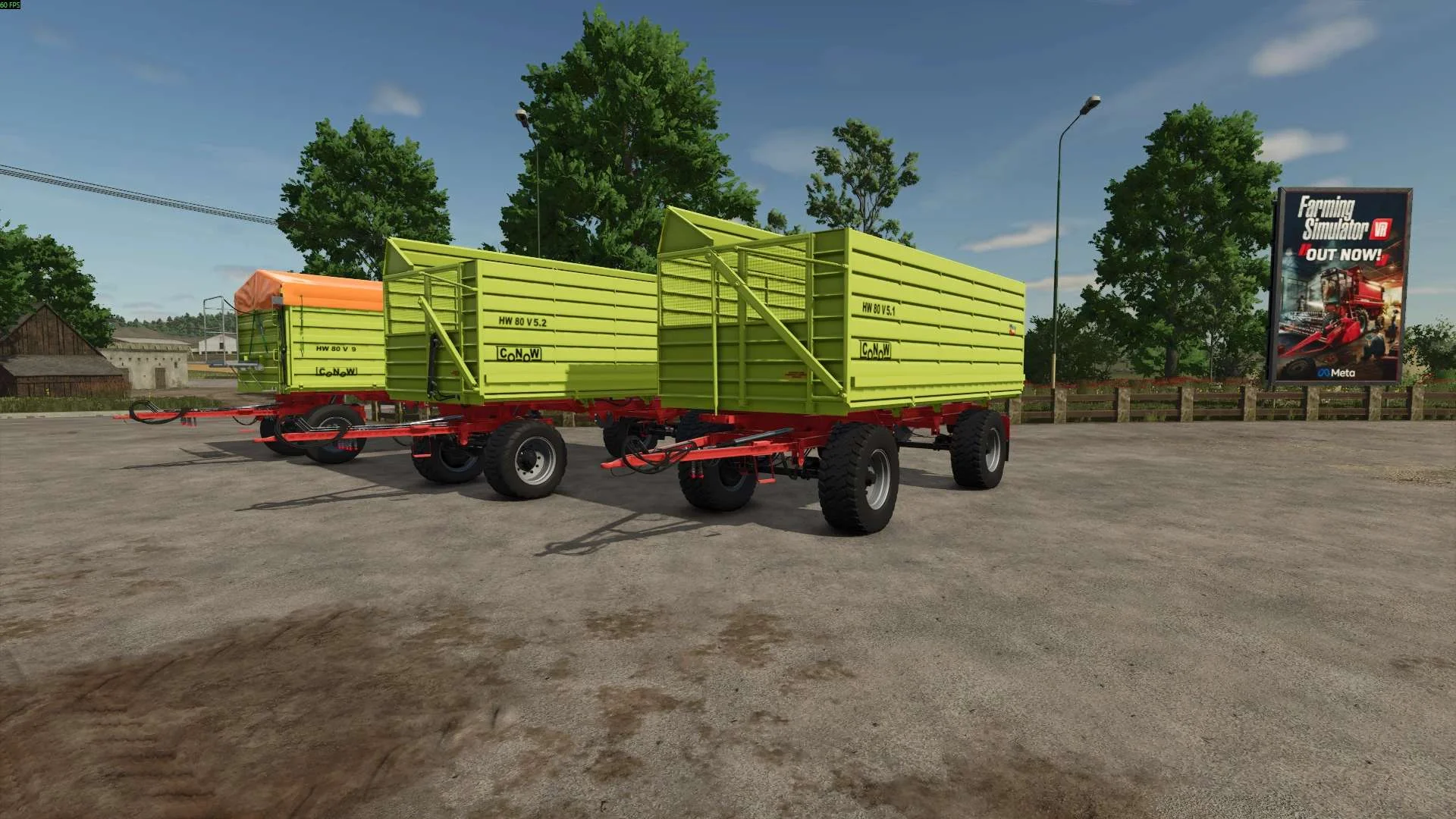 FS25 Conow HW 80 V5.1 v5.2 v9 v1.0.0.2 Trailers Mod FS25 Mod Free Download