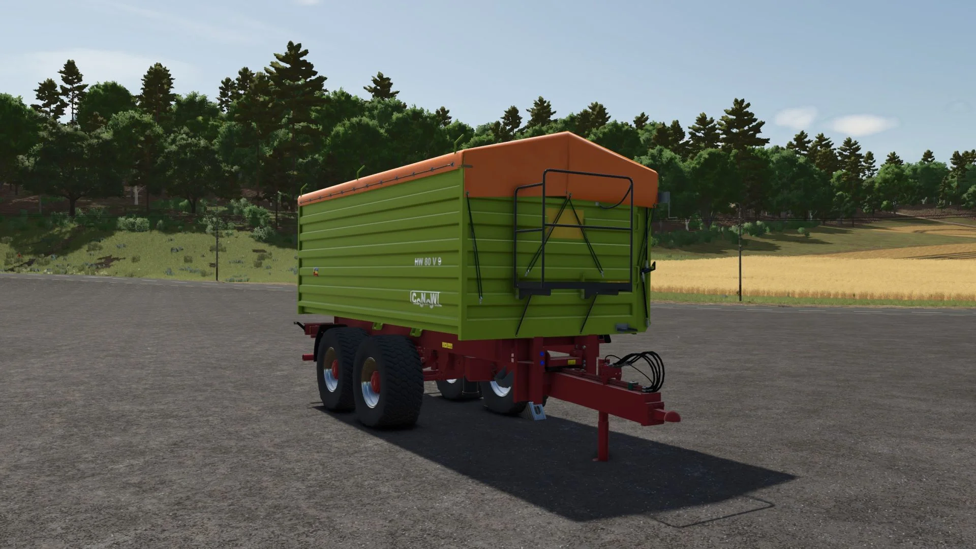 FS25 CoNoW Tandem V1.0 Trailers Mod FS25 Mod Free Download
