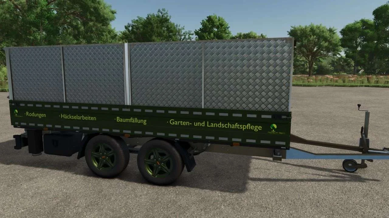 FS25 Construction yard Stani trailer v1.0 Trailers Mod FS25 Mod Free Download