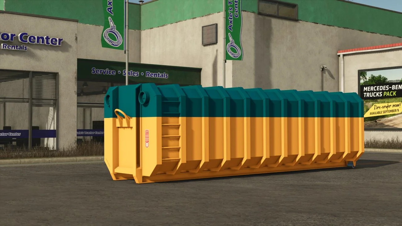 FS25 Container For Suction Excavator System V1.0.0.1 Trailers Mod FS25 Mod Free Download