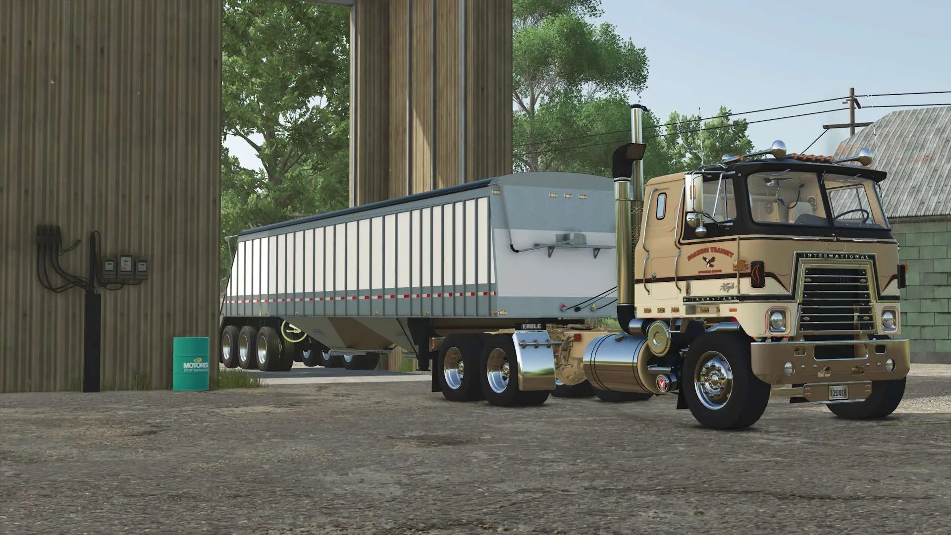 FS25 Cornhusker Hopper Bottom v1.0 Trailers Mod FS25 Mod Free Download