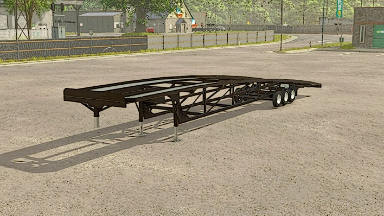 FS25 Custom Wedge Car Hauler V1.0 Trailers Mod FS25 Mod Free Download