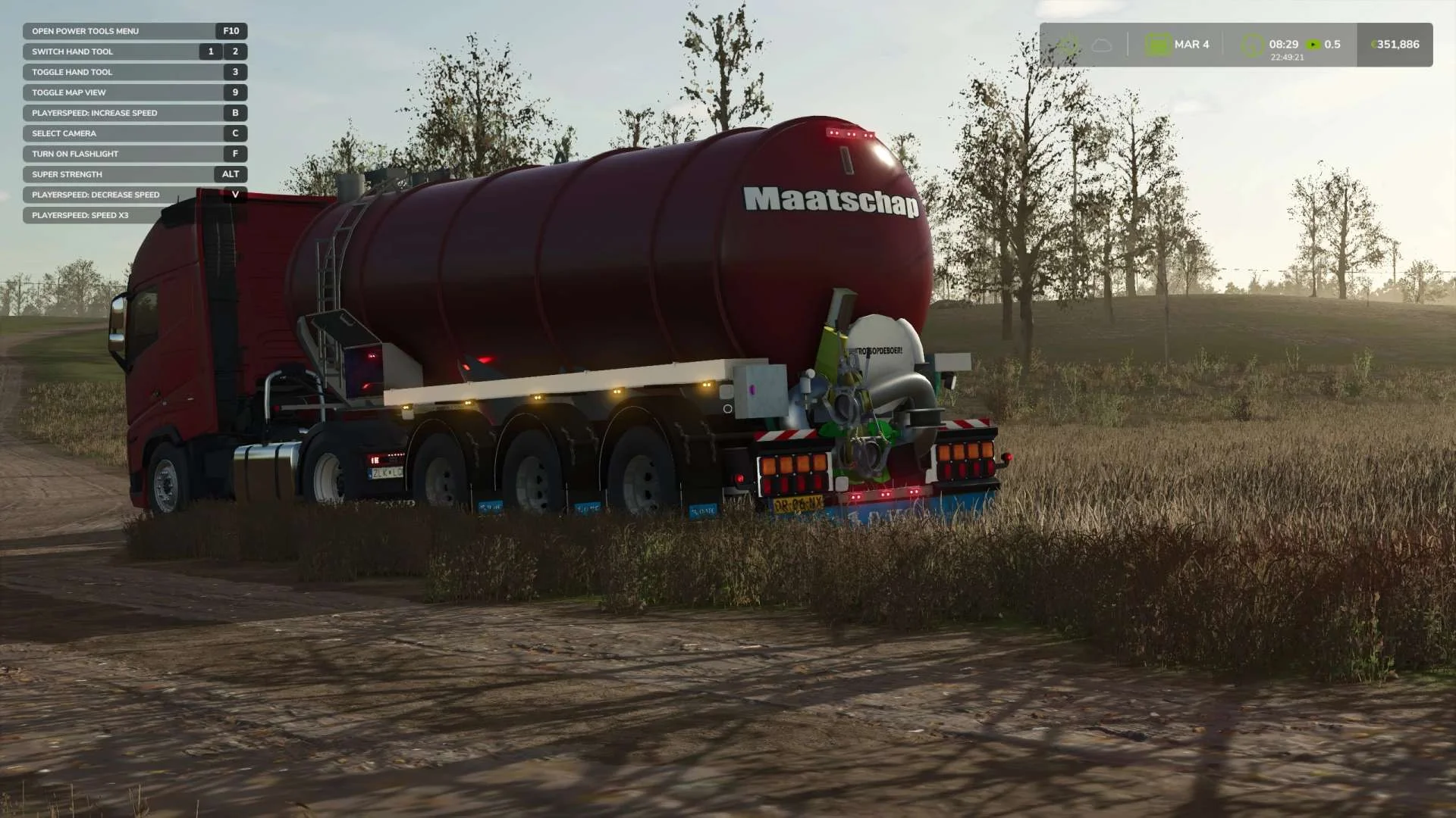 FS25 D-TEC Mesttank v1.0 Trailers Mod FS25 Mod Free Download
