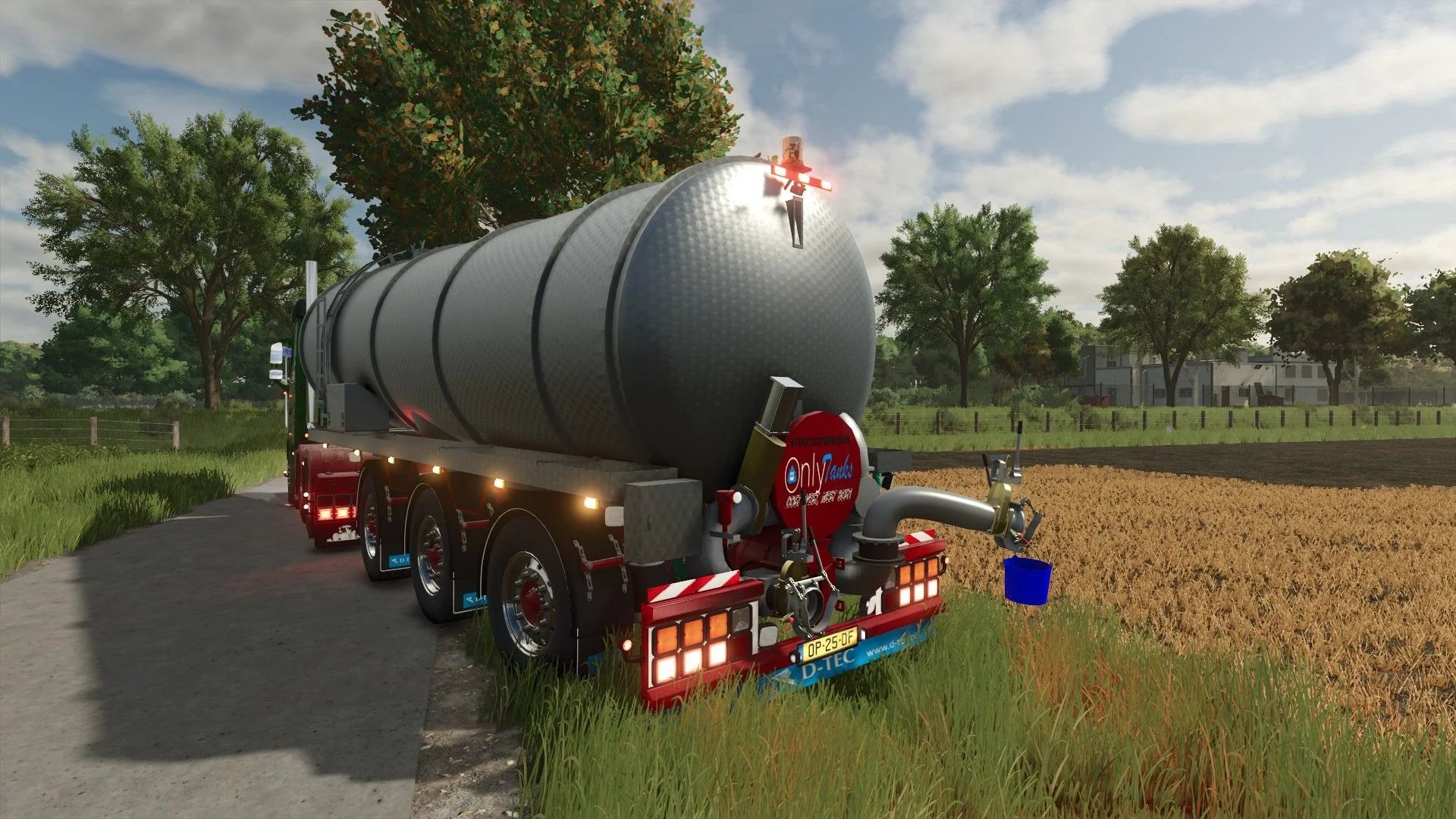 FS25 D-TEC Tank Trailer V1.2 Trailers Mod FS25 Mod Free Download