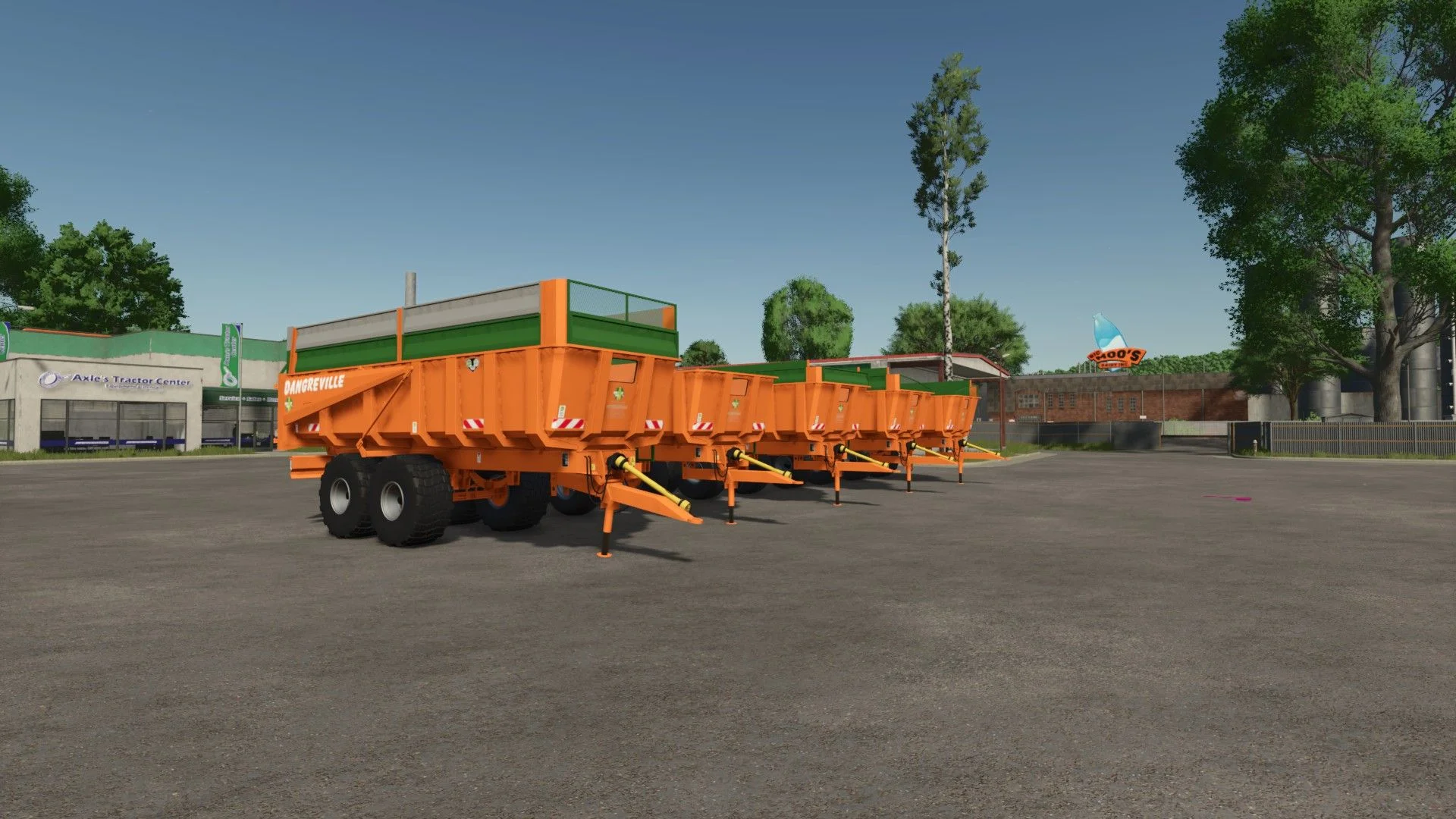 FS25 Dangreville BB 18T v1.0 Trailers Mod FS25 Mod Free Download
