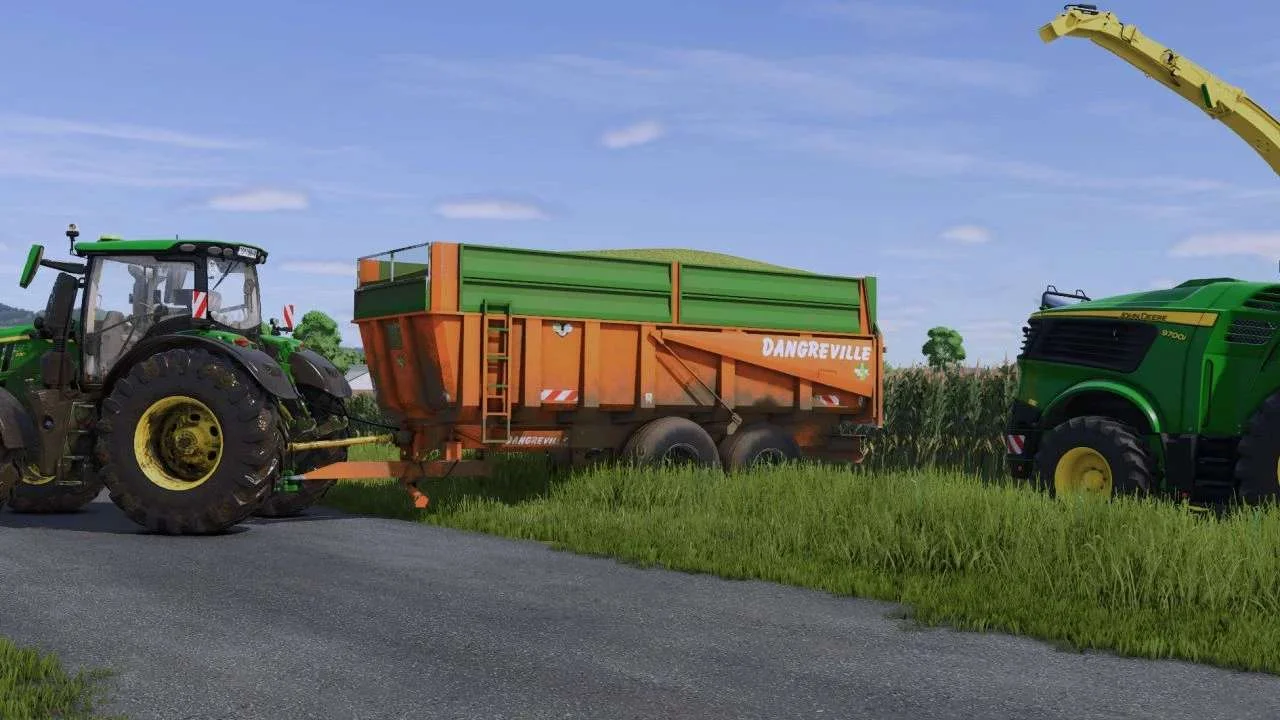 FS25 Dangreville BB18T v1.0 Trailers Mod FS25 Mod Free Download
