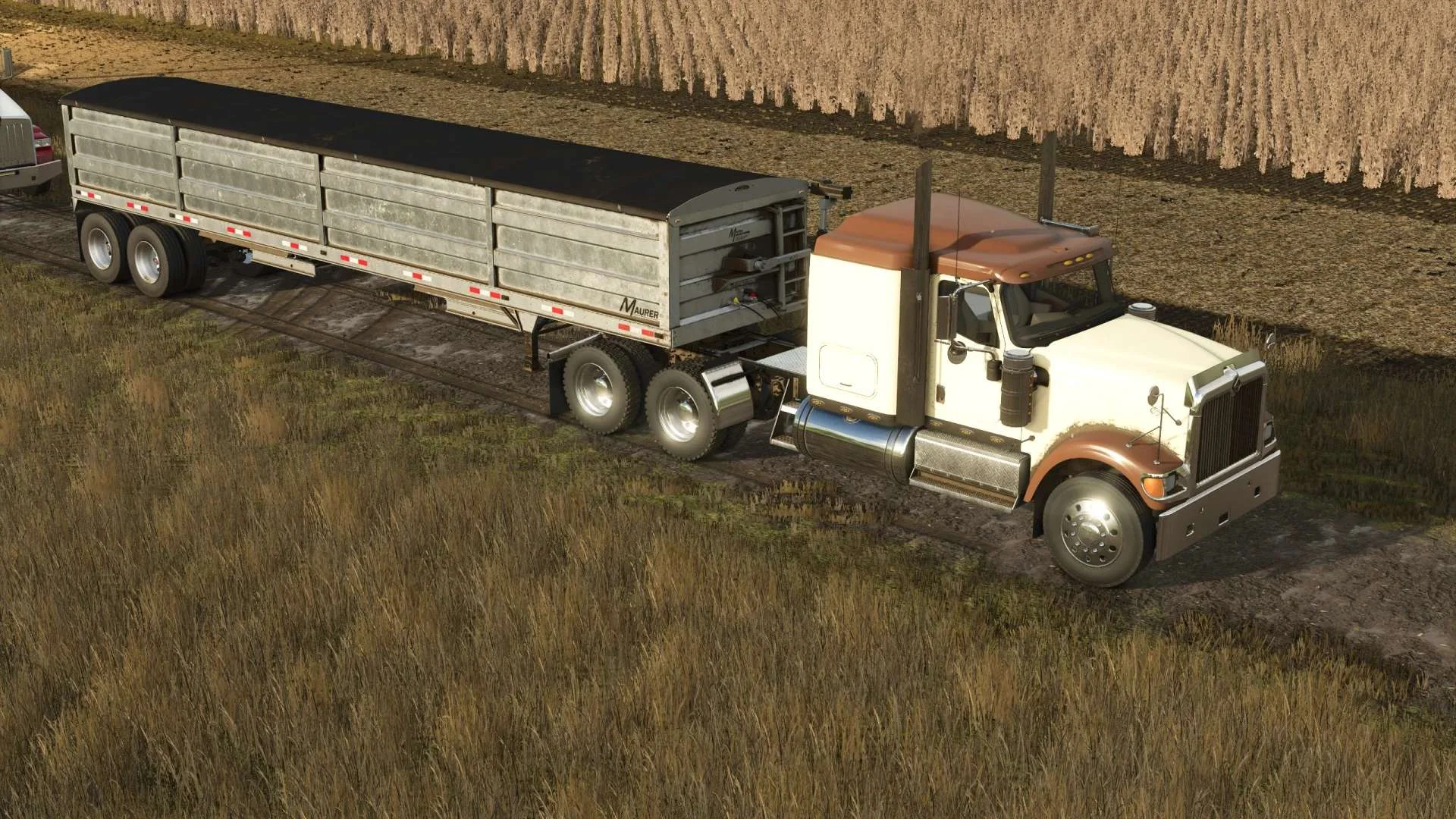 FS25 Demco/Maurer 42ft Hopper Bottom v1.0 Trailers Mod FS25 Mod Free Download