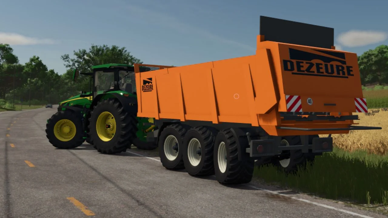 FS25 Dezeure MC186 v1.0 Trailers Mod FS25 Mod Free Download
