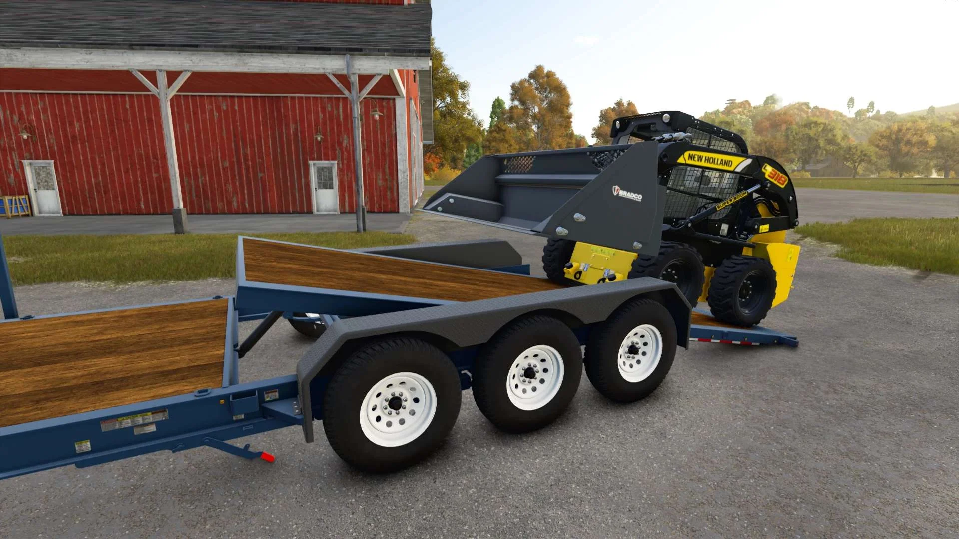 FS25 Diamond C HDT Tilt Deck v1.0 Trailers Mod FS25 Mod Free Download