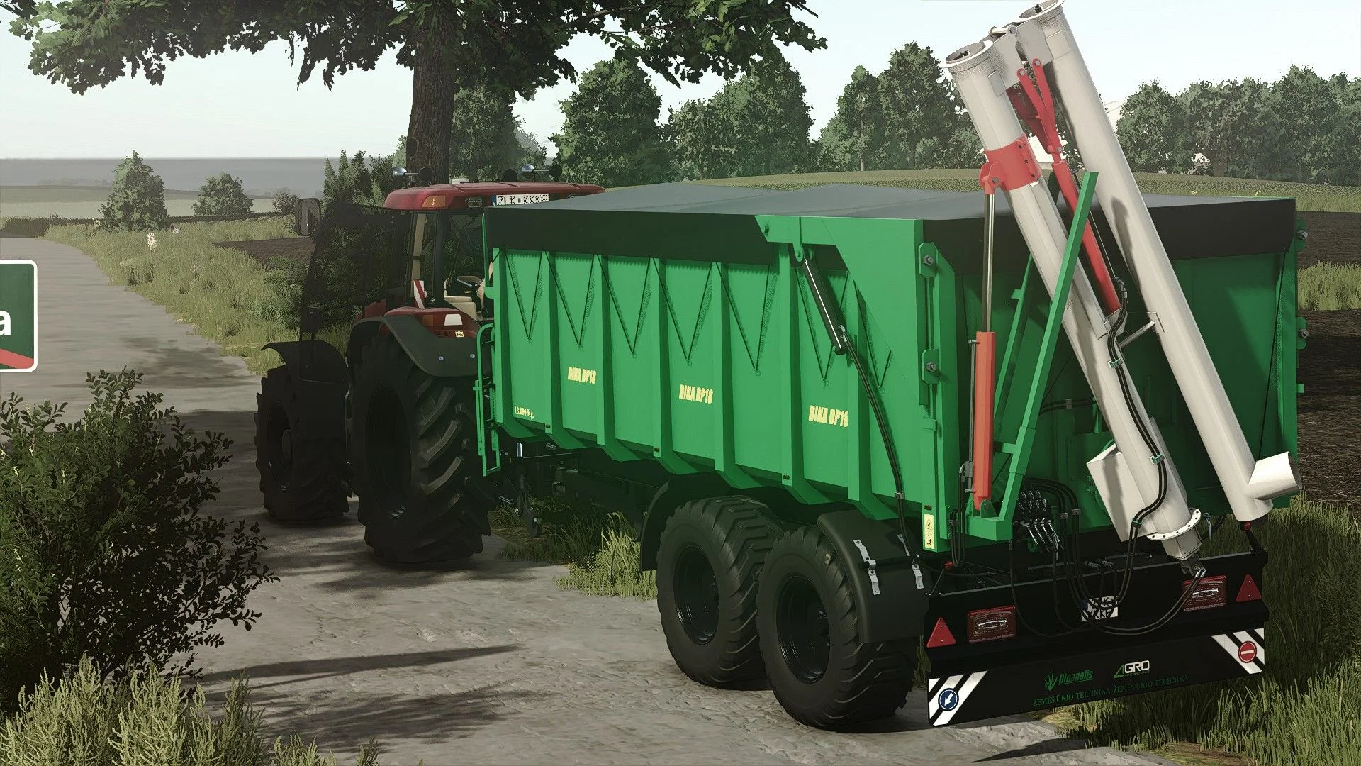 FS25 Dina DP18 V1.0 Trailers Mod FS25 Mod Free Download
