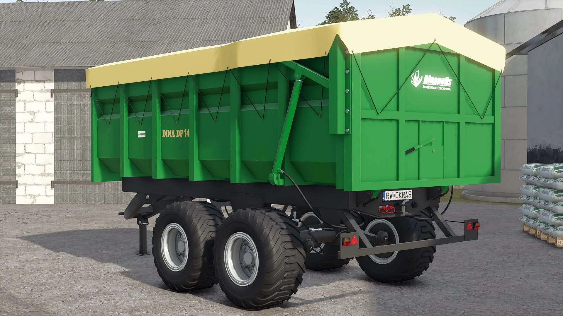 FS25 Dinapolis DP14 v1.0 Trailers Mod FS25 Mod Free Download