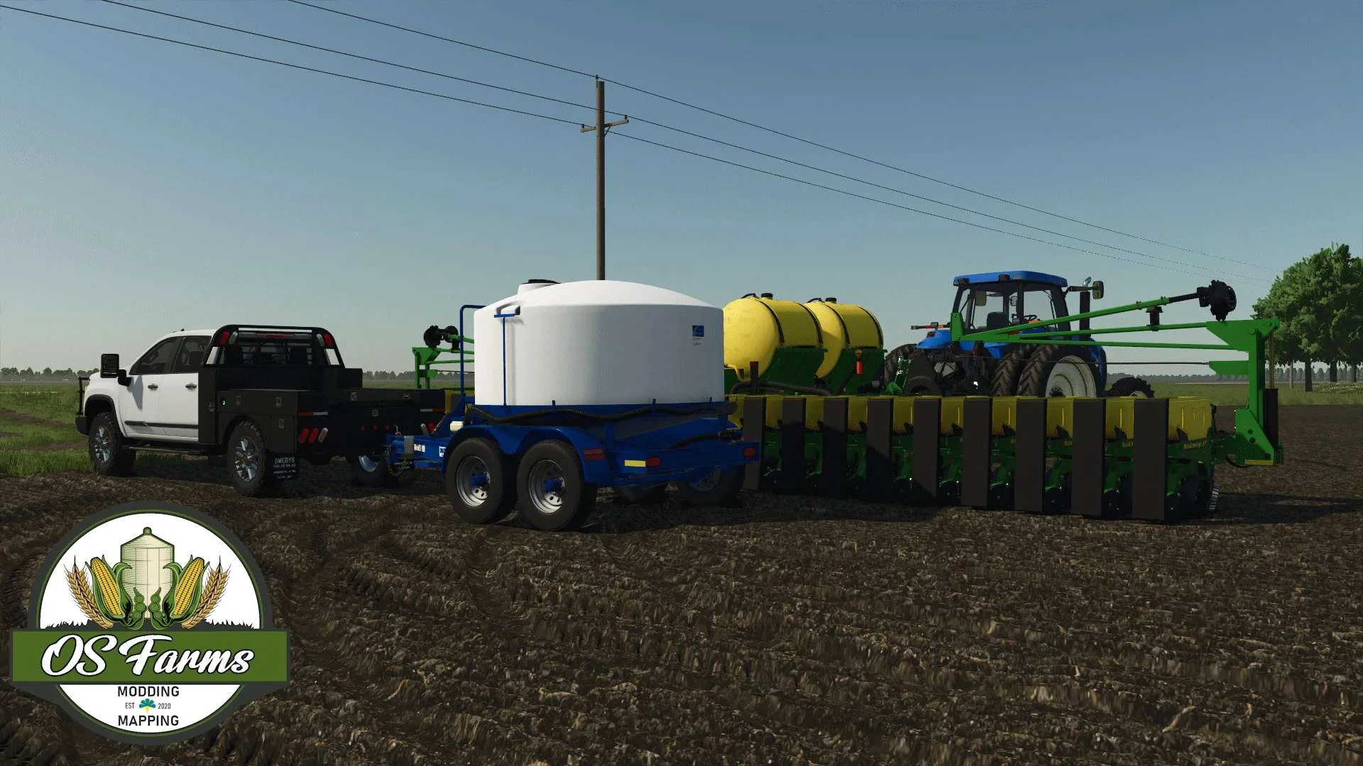 FS25 Duo Lift Fertilizer Nurse Trailer v1.0 Trailers Mod FS25 Mod Free Download