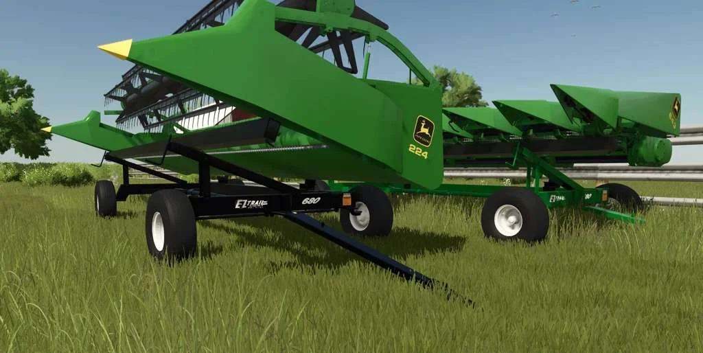 FS25 E-Z Trail Header Cart Pack v1.0 Trailers Mod FS25 Mod Free Download