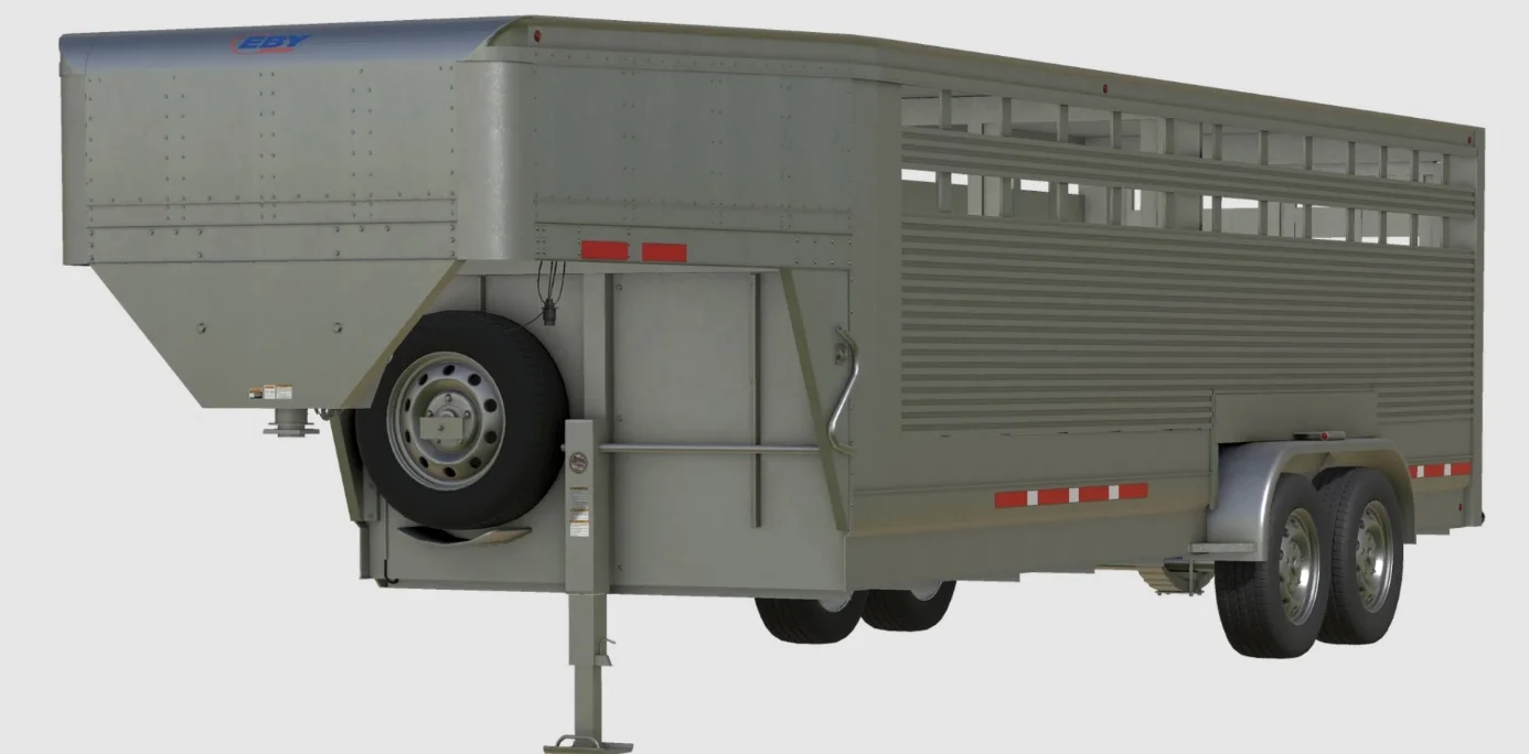 FS25 EBY Livestock Trailer v1.0 Trailers Mod FS25 Mod Free Download