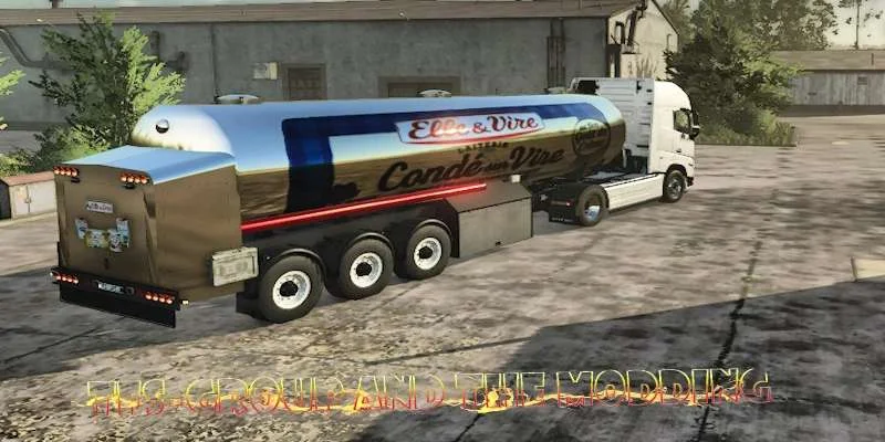 FS25 ELLE ET VIRE Tank Trailer v1.0 Trailers Mod FS25 Mod Free Download