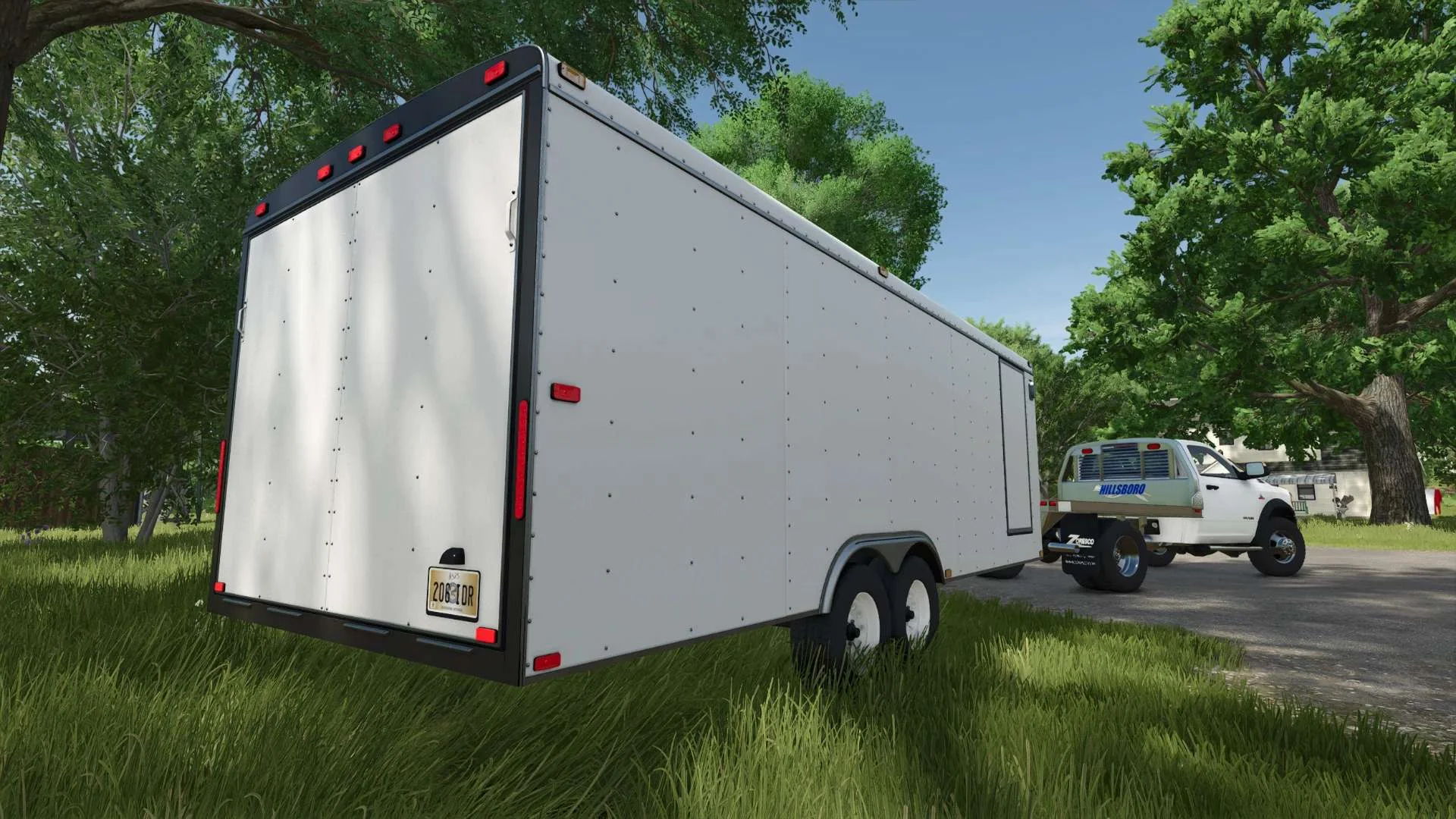 FS25 Enclosed Trailer v1.0 Trailers Mod FS25 Mod Free Download