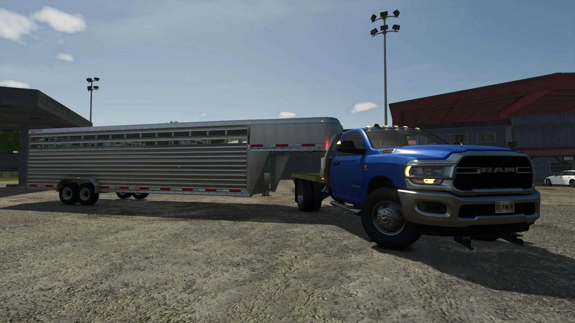 FS25 Exiss Cattle Trailer STK 26 v1.0 Trailers Mod FS25 Mod Free Download