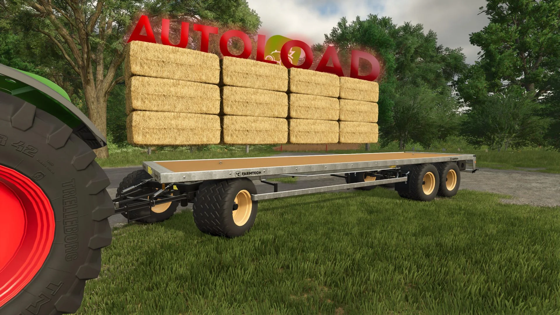 FS25 Farmtech DPW 1800 AUTOLOAD V1.0 Trailers Mod FS25 Mod Free Download
