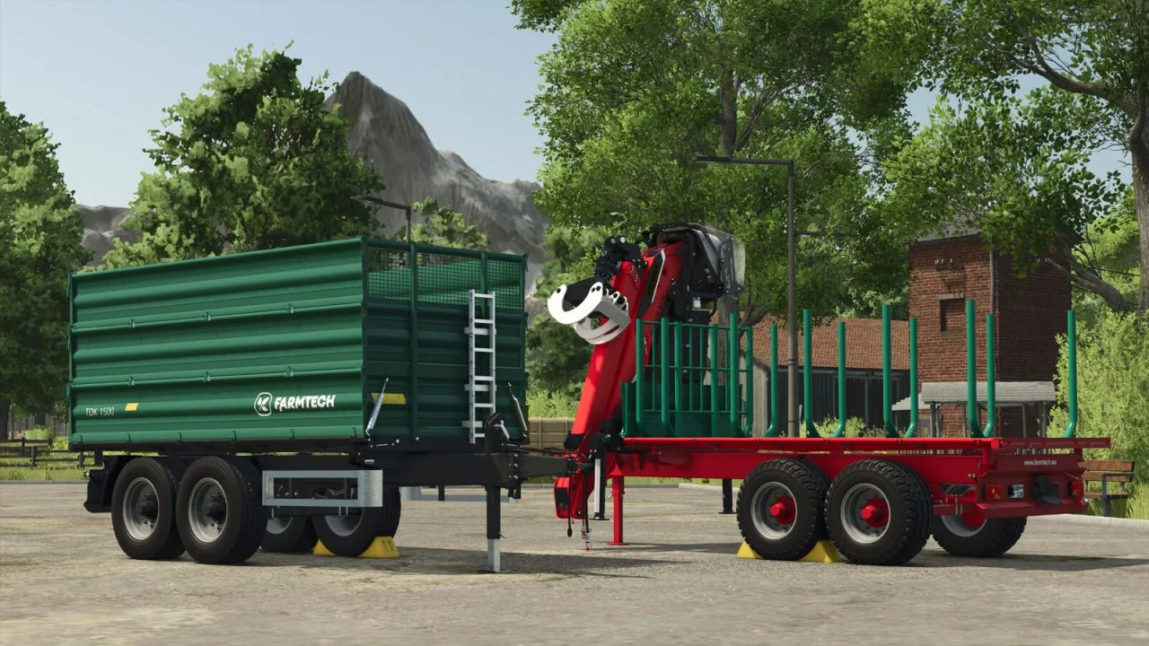 FS25 Farmtech TDK 1500 F/C/S V1.0 Trailers Mod FS25 Mod Free Download