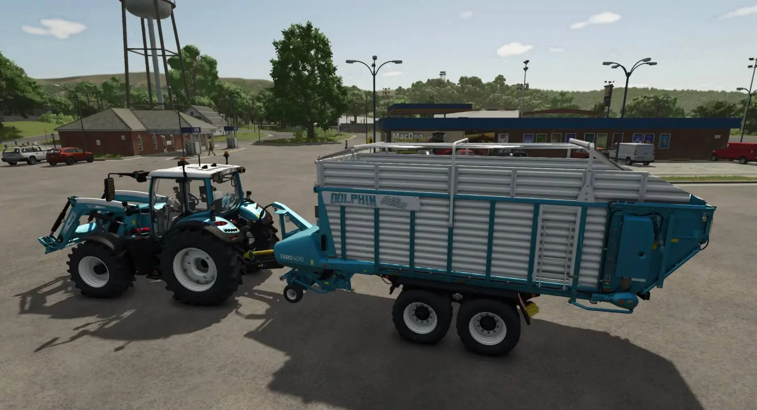 FS25 Faro 4010D Dolphin Edition v1.0 Trailers Mod FS25 Mod Free Download